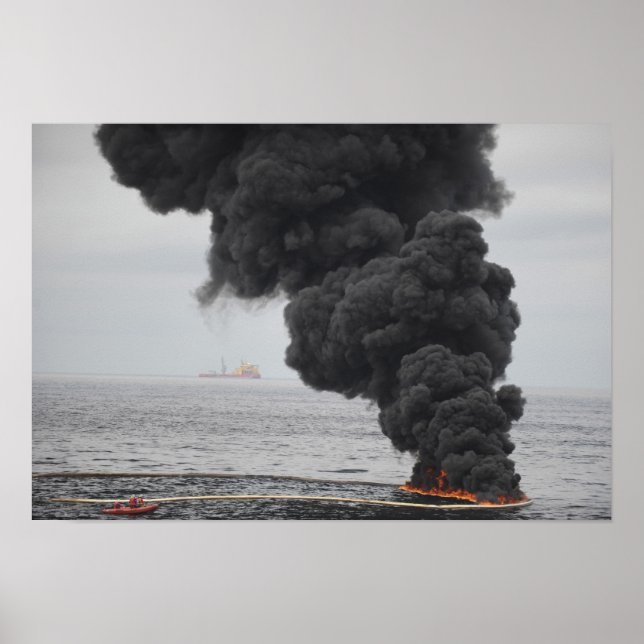 Poster Brûlures d'huile concentrée rassemblées (Devant)