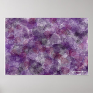 Poster Brume pourpre