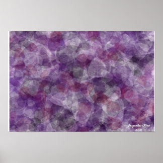 Poster Brume pourpre