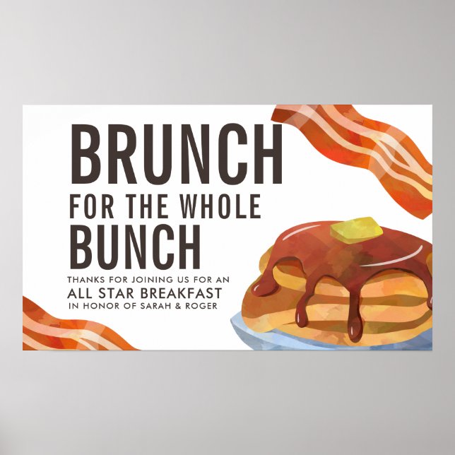 Poster BRUNCH POUR LA BANDE | Rassemblement pour le petit (Devant)