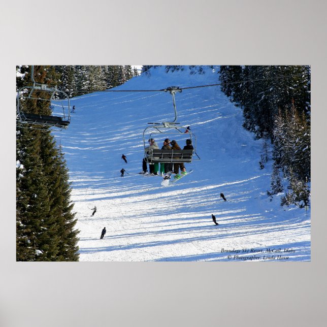 Poster Brundage Station de ski, McCall, Idaho (Devant)