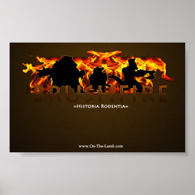 Poster Brushfire - Historia Rodentia (Devant)