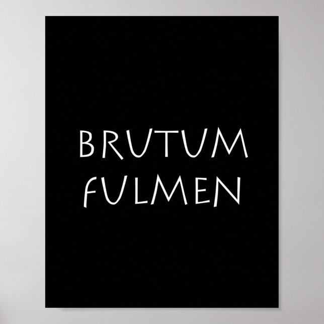 Poster Brutum fulmen (Devant)