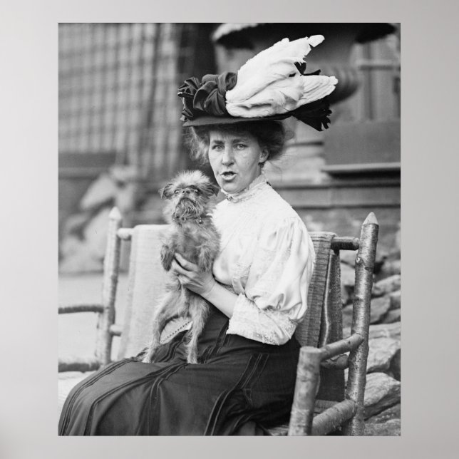 Poster Bruxelles Griffon, début des années 1900 (Devant)