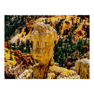 Poster Bryce Canyon Robot Man Glossy