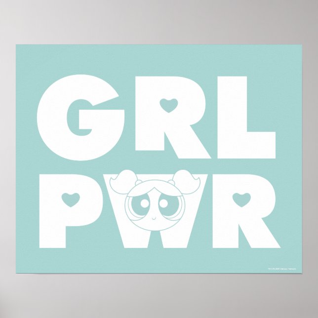 Poster Bubbles : Girl Power (Devant)