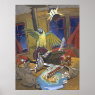 Poster Buccaneer's Booty - Pirate Art de Kulhanek