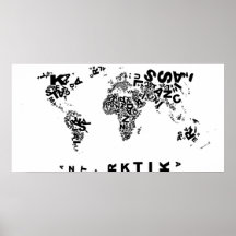 Poster Buchstabenwelt