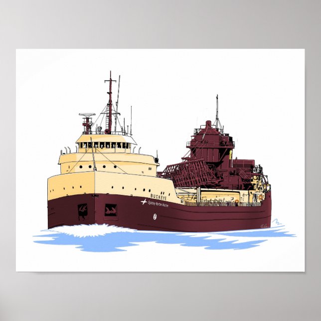 Poster Buckeye, cargo des Grands Lacs (3) (Devant)