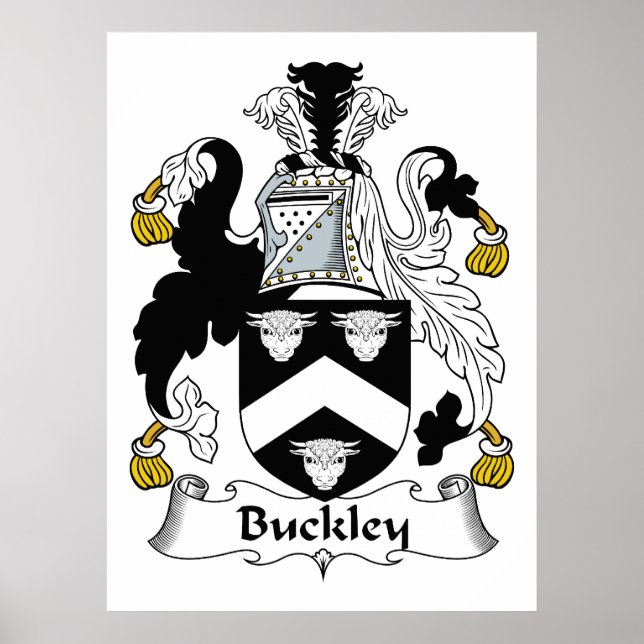 Poster Buckley Family Crest (Devant)