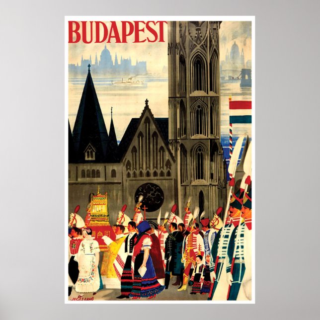 Poster Budapest (Devant)