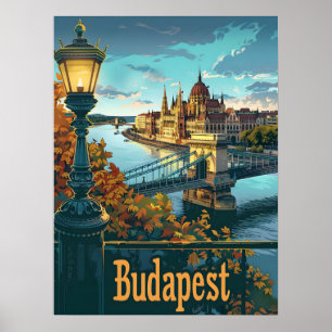 Poster Budapest Danube