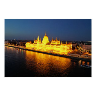 Poster Budapest Hongrie