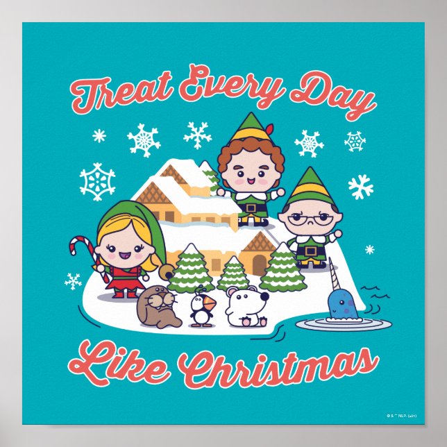 Poster Buddy l'Elf Chibi Graphic (Devant)