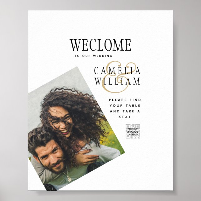 Poster BUDGET Imprimé OU numérique Téléchargement Mariage (Devant)