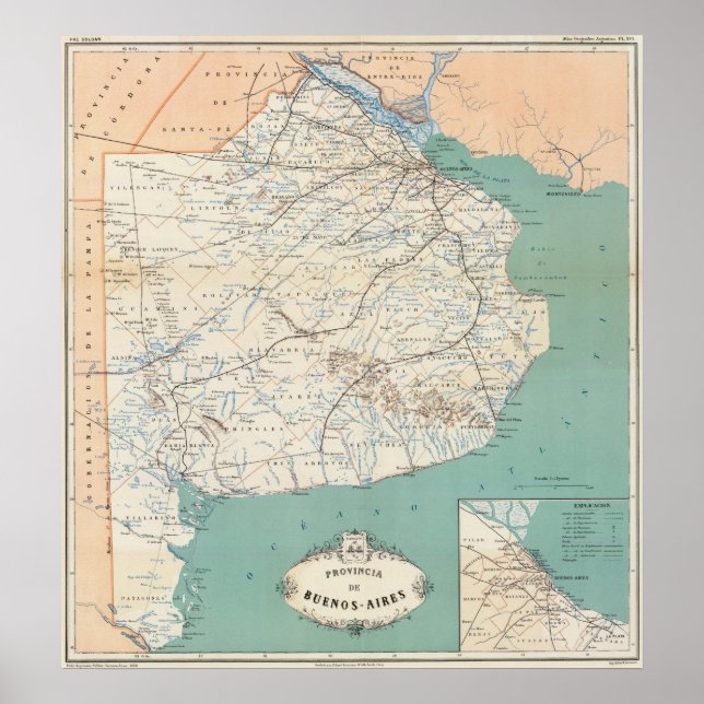 Poster Buenos Aires, Argentine (Devant)