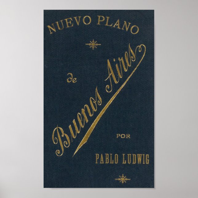 Poster Buenos Aires Argentine (Devant)