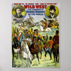 Poster Buffalo Bill's wild west and congress of rough rid