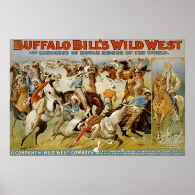Poster Buffalo Bill's Wild West Show (Devant)
