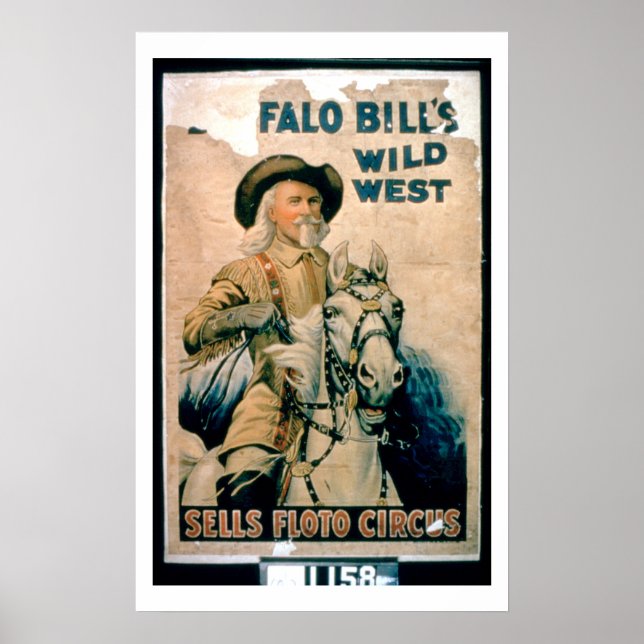 Poster 'Buffalo Bill's Wild West', Vend Floto Circus (co. (Devant)
