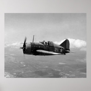 Poster Buffalo de Brewster F2A