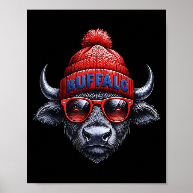 Poster Buffalo Lovers For Men Women Toddler Youth Kids Bo (Devant)
