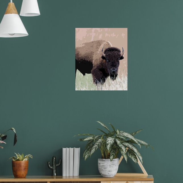 Poster Buffle / Bison (Salon 1)