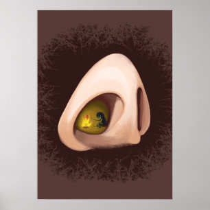 Poster Bug Nez Drôle Pourquoi Nous Éternuons