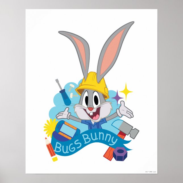 Poster BUGS BUNNY BUILDERS™| Art du personnage BUGS BUNNY (Devant)