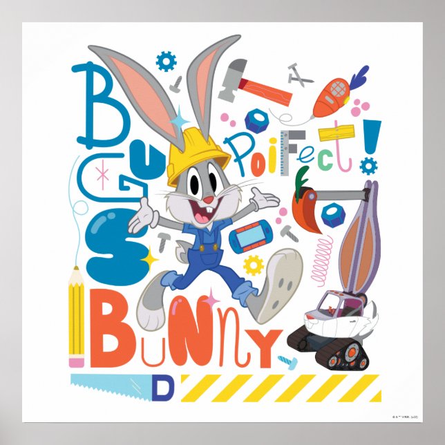 Poster BUGS BUNNY BUILDERS™| BUGS BUNNY™ Work Tools (Devant)