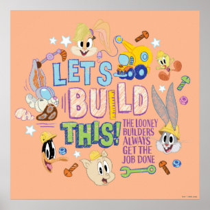 Poster BUGS BUNNY BUILDERS™  Croquis "Construisons cela"