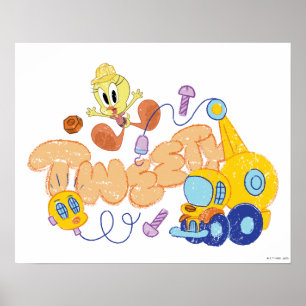 Poster BUGS BUNNY BUILDERS™ Croquis de TWEETY™
