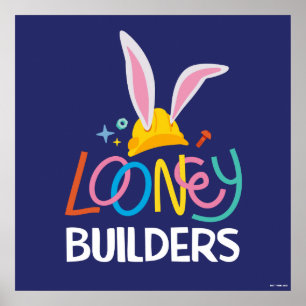 Poster BUGS BUNNY BUILDERS™ Logo Casque Empilé