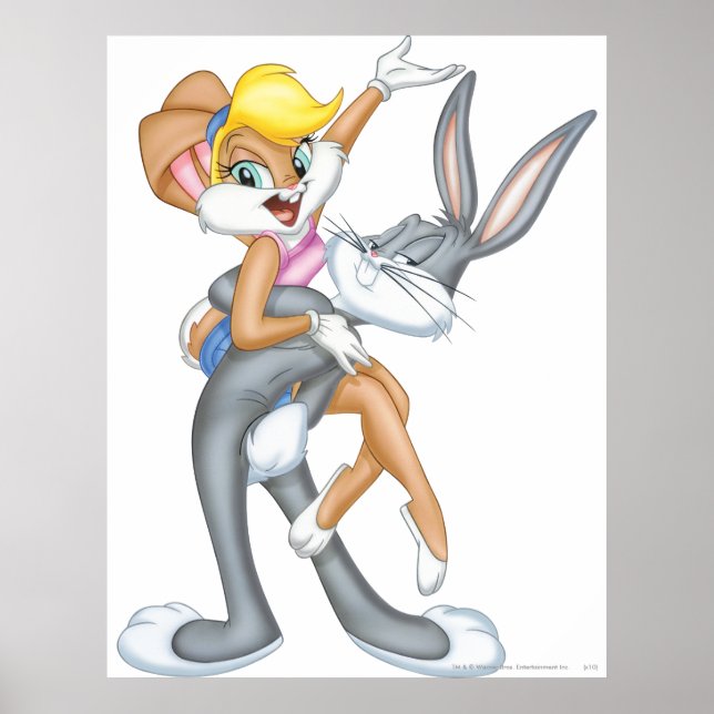 Poster BUGS BUNNY™ et Lola Bunny (Devant)