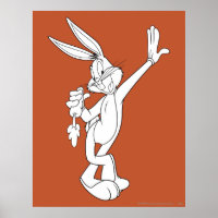 BUGS BUNNY™ Mangeant une Carotte