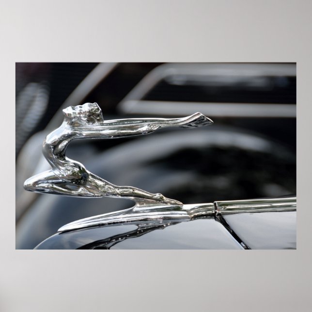 Poster Buick 1934 Goddess Hood Ornament (Devant)