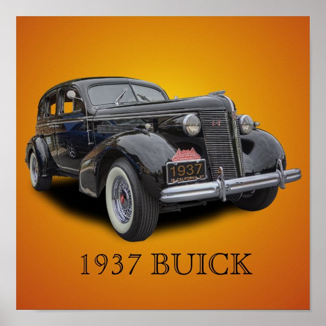 POSTER BUICK 1937 (Devant)
