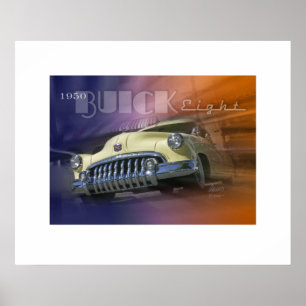 Poster Buick 1950 huit