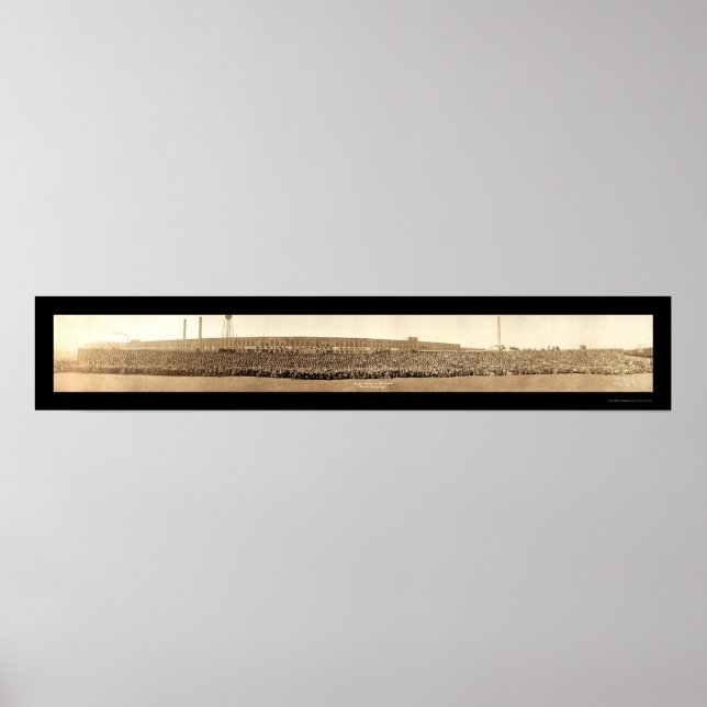 Poster Buick Motor Employees Photo 1913 (Devant)