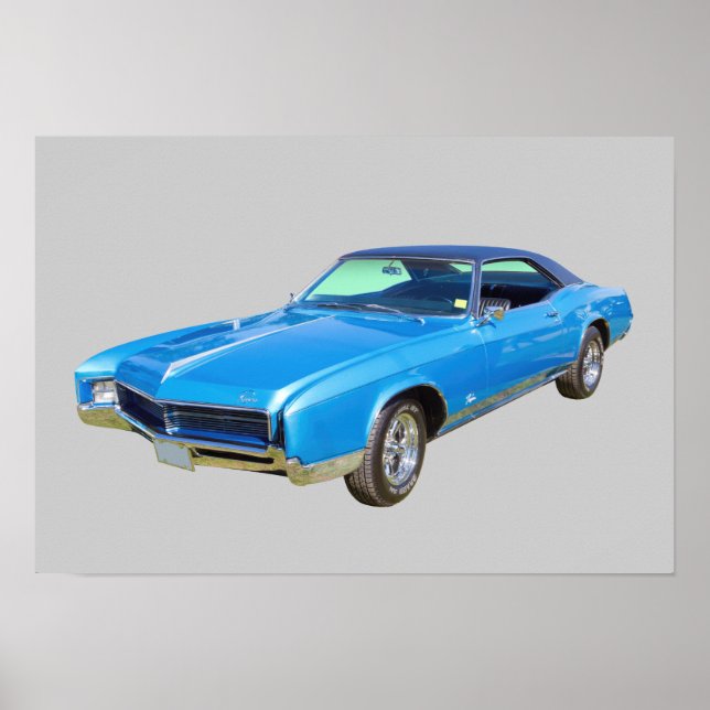 Poster Buick Riviera Muscle Car 1967 (Devant)