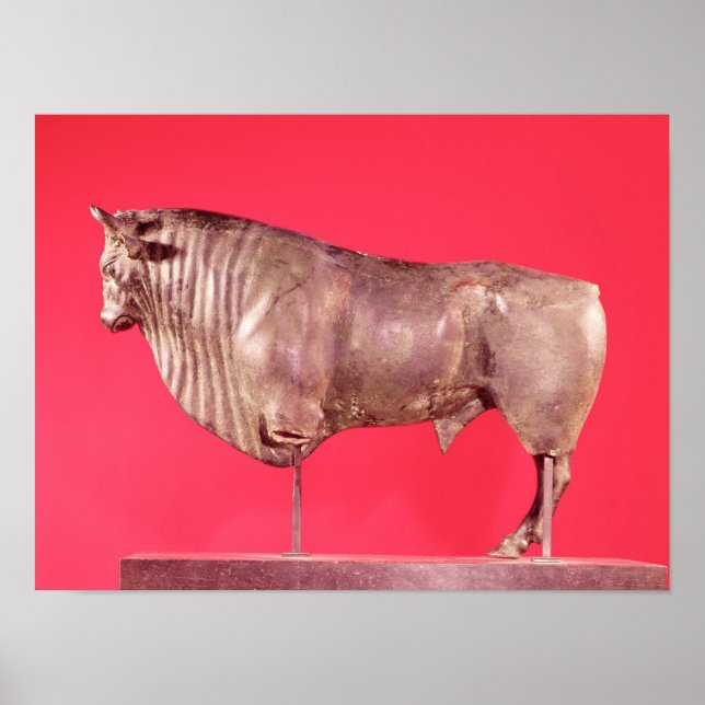 Poster Bull à trois cornes, d'Avrigney (Devant)