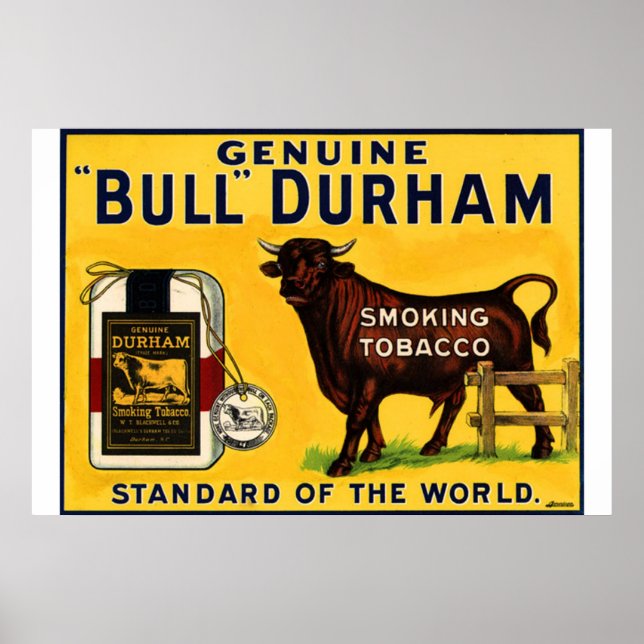 POSTER BULL DURHAM (Devant)