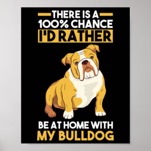 Poster Bulldog anglais