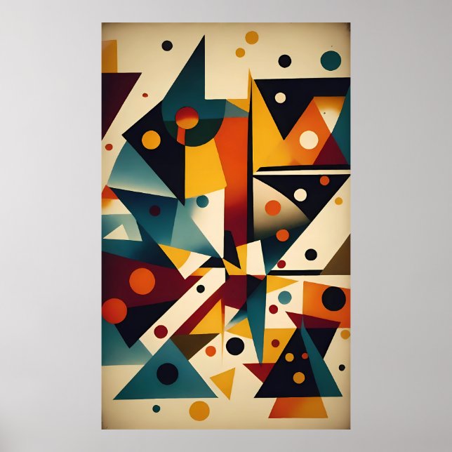 Poster Bulle avec abstraction - Ken Gage Art (Devant)