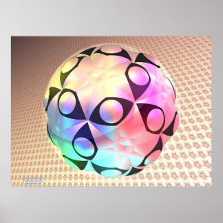 Poster Bulle de Dodecahedral