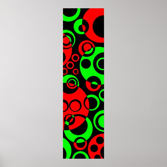 Poster Bulles Abstraites 01 (Devant)
