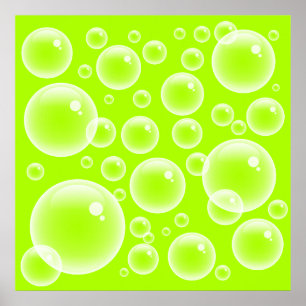 Poster Bulles de chaux