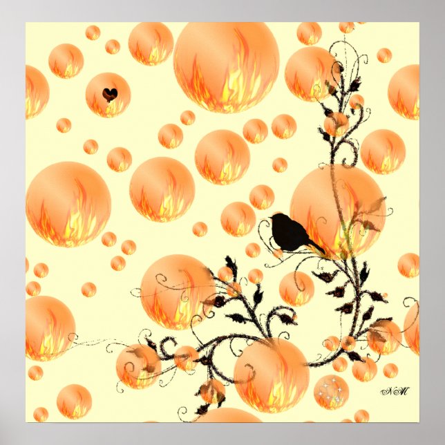 Poster Bulles de feu! (Devant)