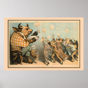 Poster Bulles de rue murales, toujours la même