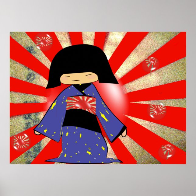 Poster Bulles japonaises (Devant)